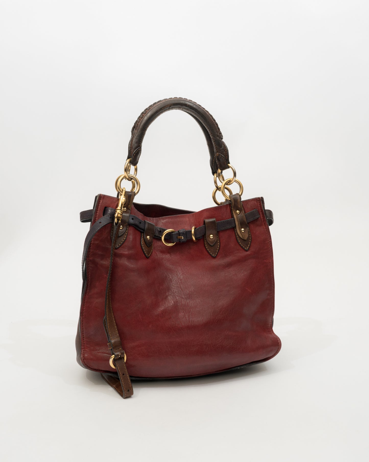 MIU MIU Maroon Leather Bag
