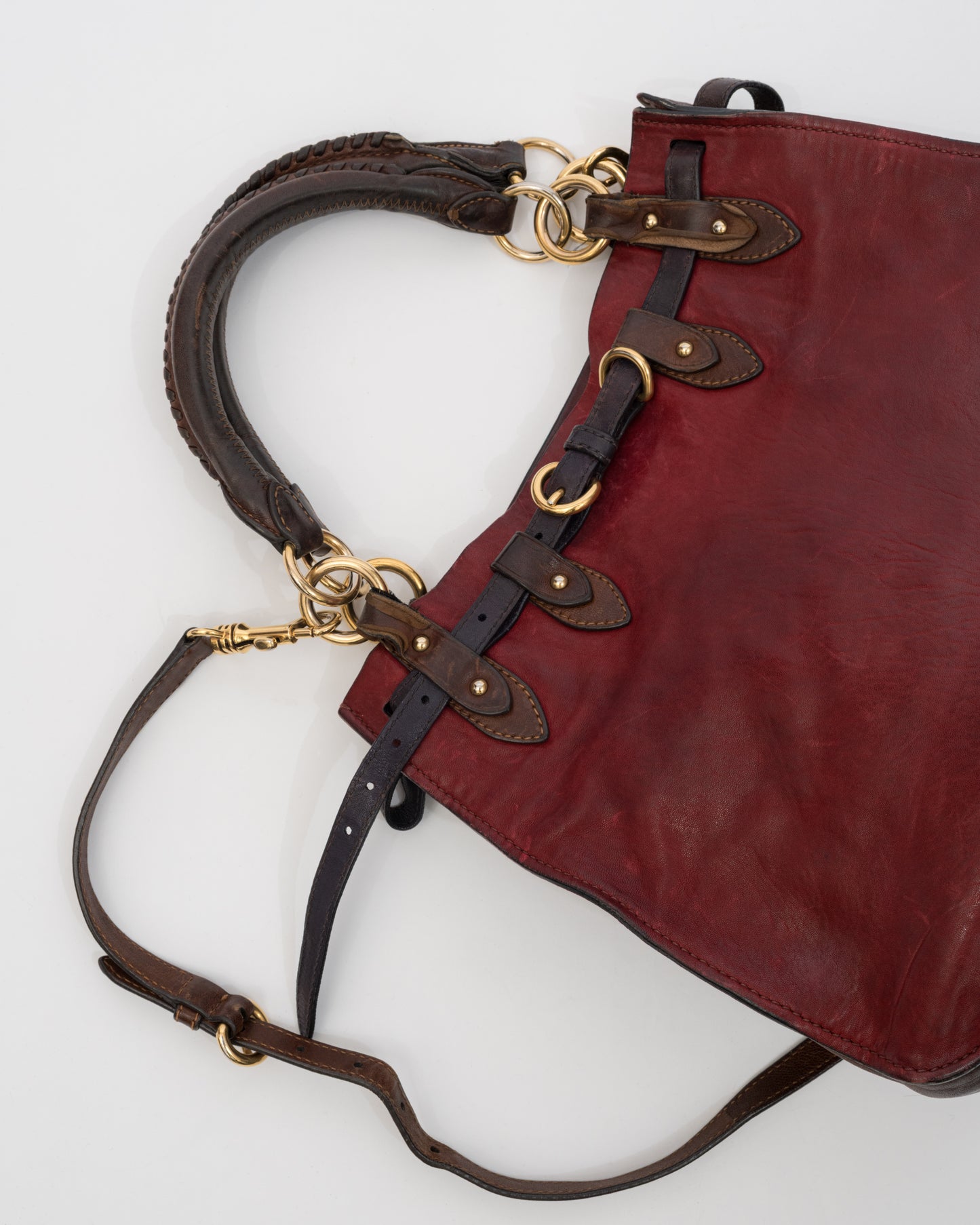 MIU MIU Maroon Leather Bag