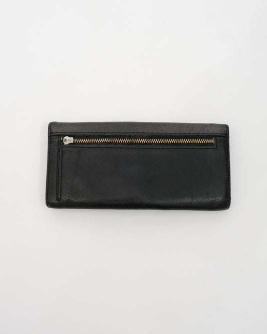 CHLOE Lily Black Metallic Wallet