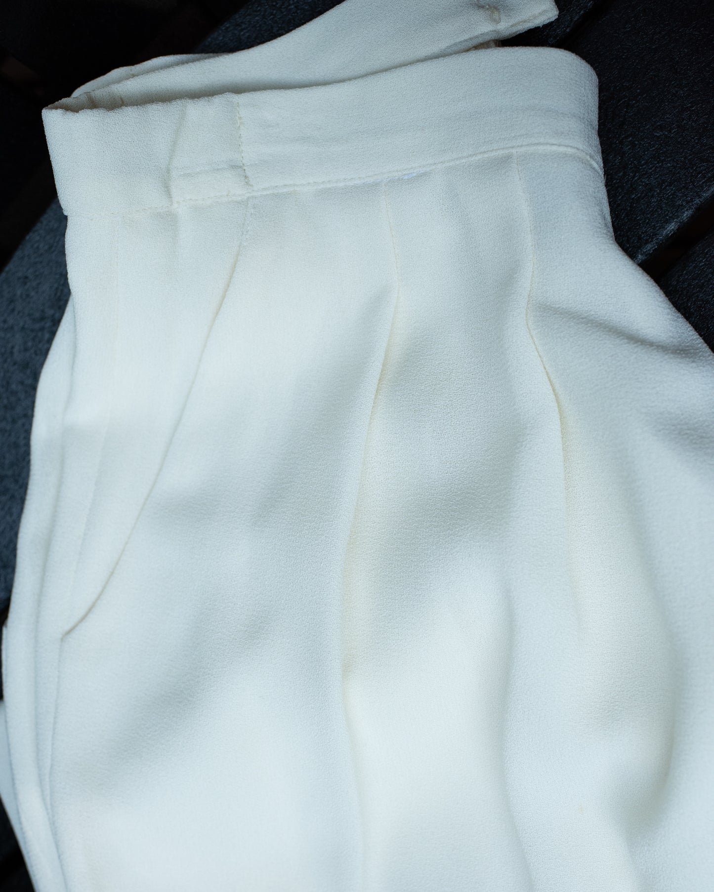 Vintage Pleated Wide Leg Pants (M)