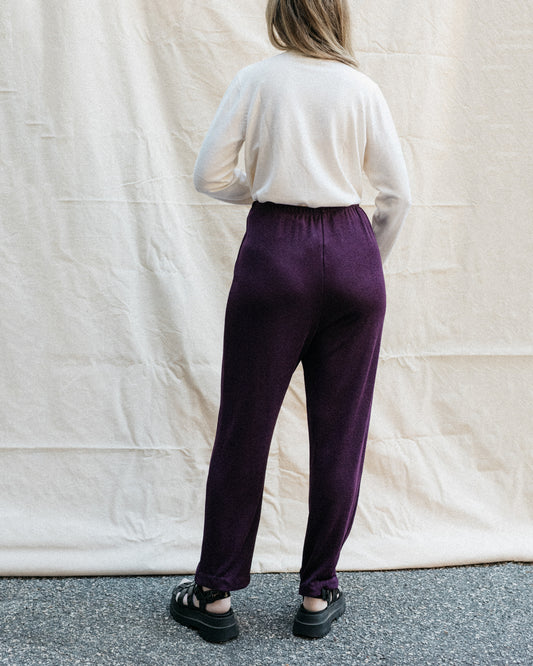 Vintage Purple Knit Pants (M/L)