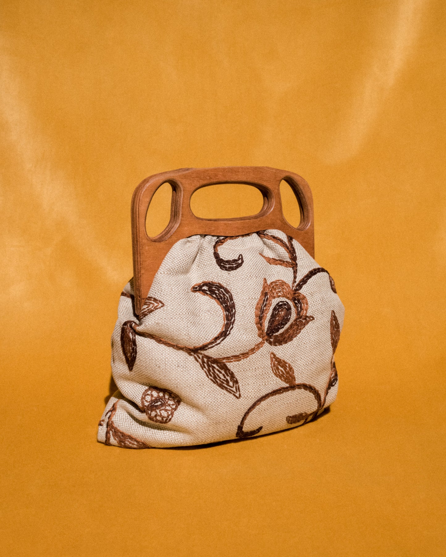 Vintage Embroidered Tapestry Bag