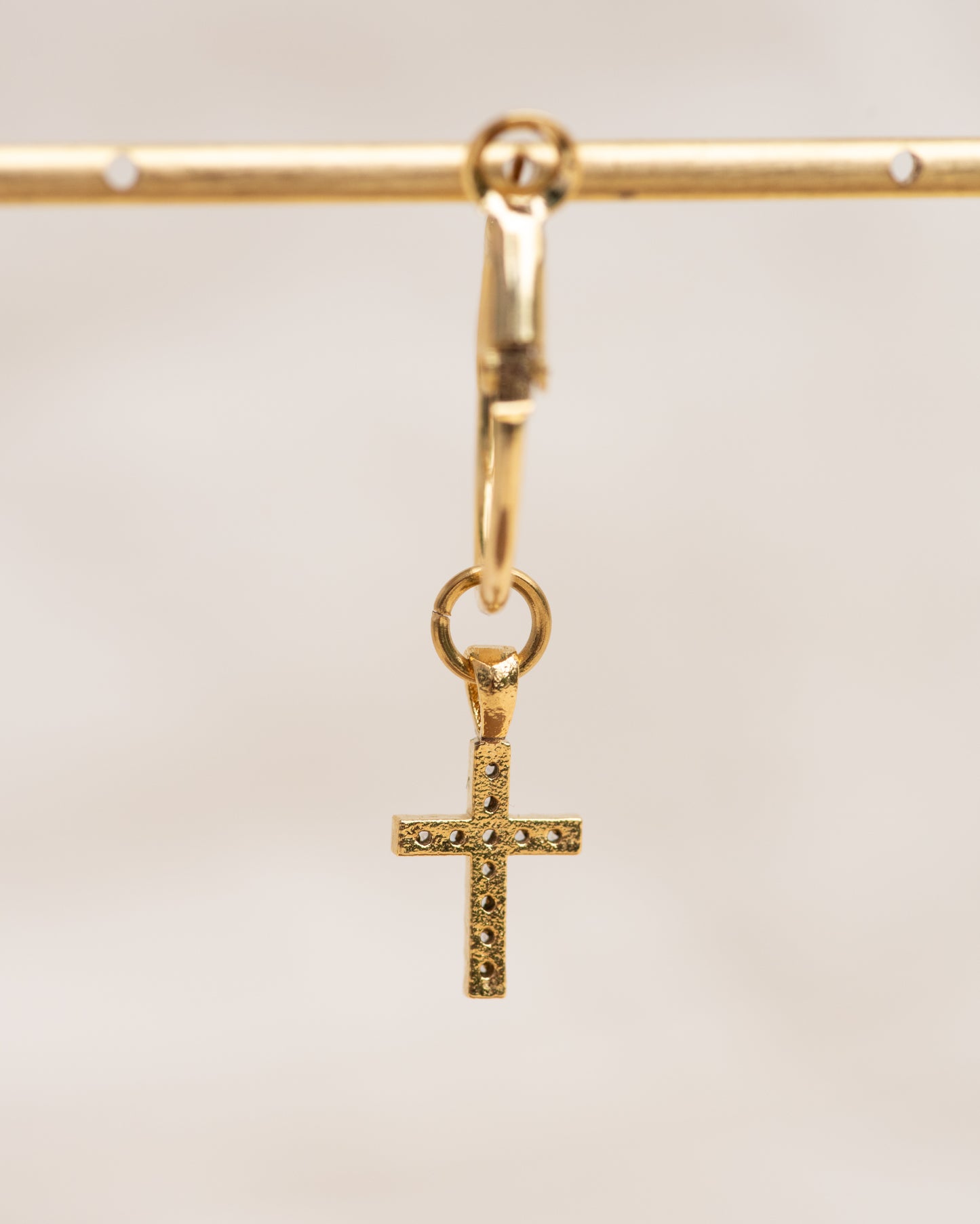 Single Charm Hoop Earring (Voyage)
