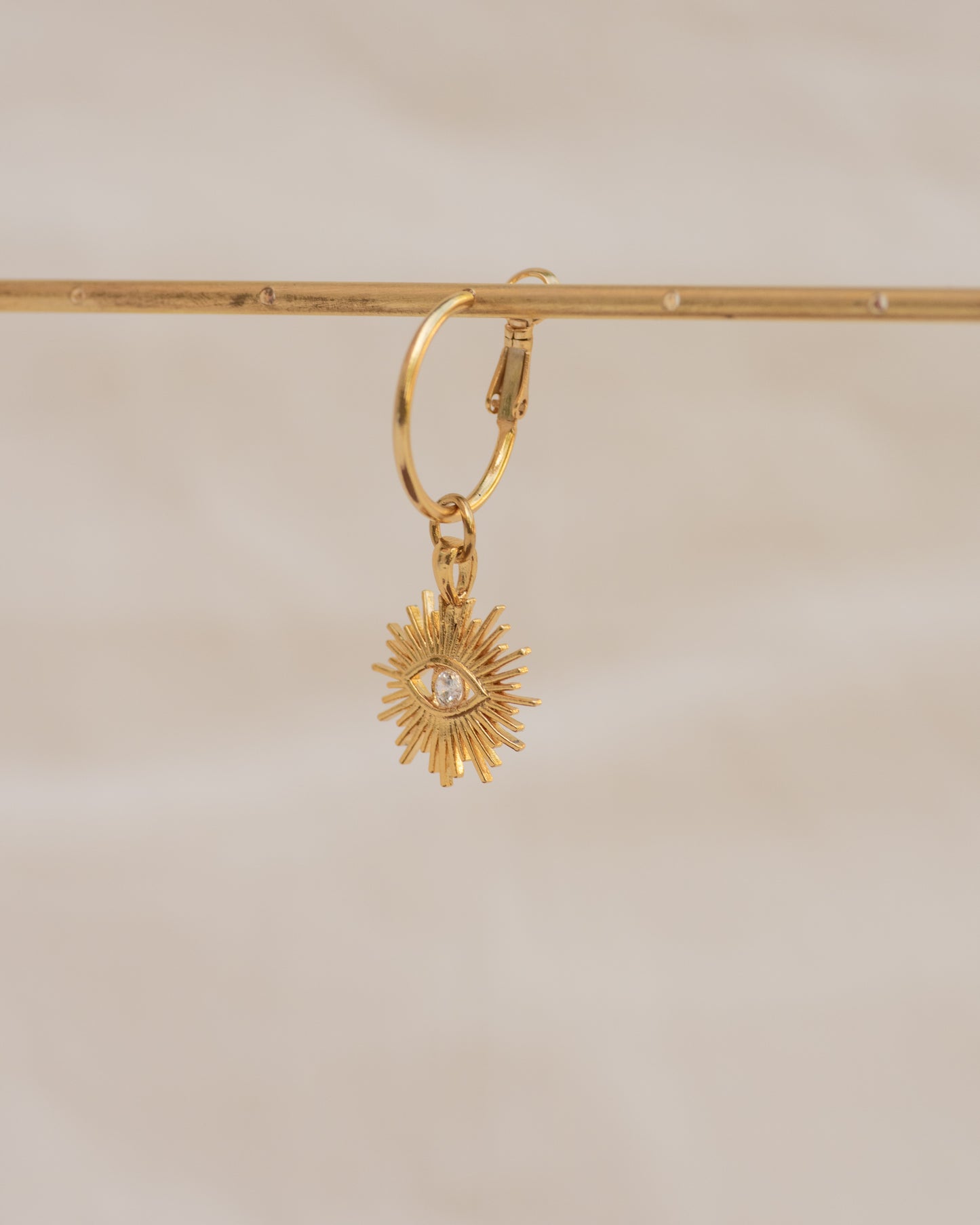 Single Charm Hoop Earring (Clairvoyant)