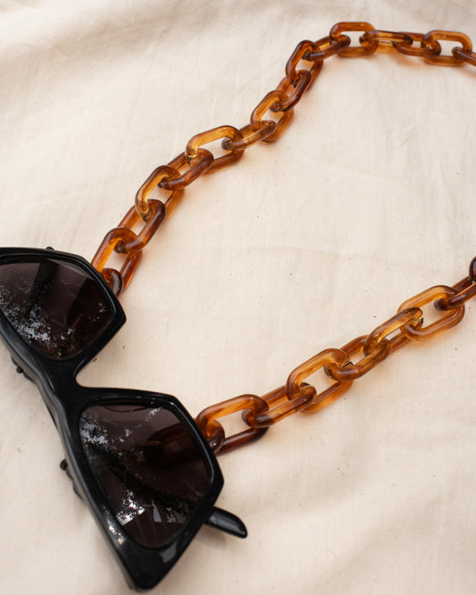 Extra Chunky Tortoise Eyewear Chain