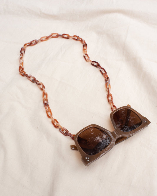 Chunky Raspberry & Cream Eyewear Chain
