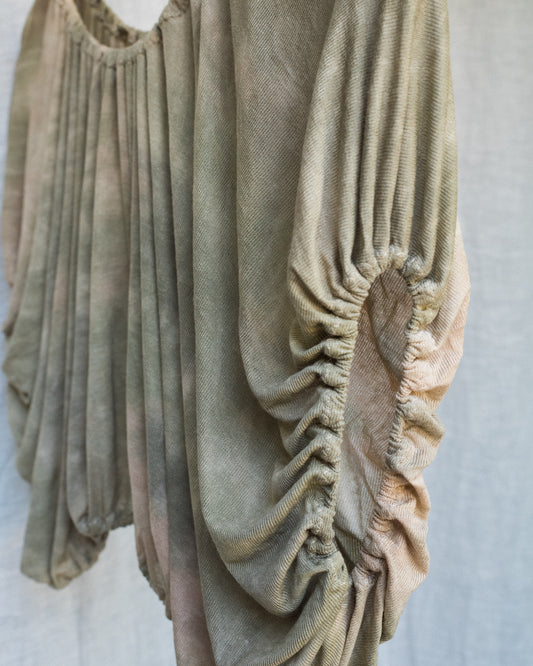 Bridget Tie Dye Top in Green