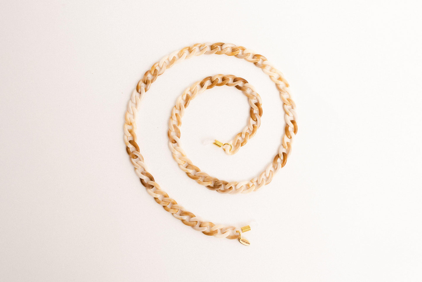 Chunky Caramel (Sun) Glasses Chain - Closed Caption | Shop Vintage + Handmade. Always Sustainable. Never Wasteful.