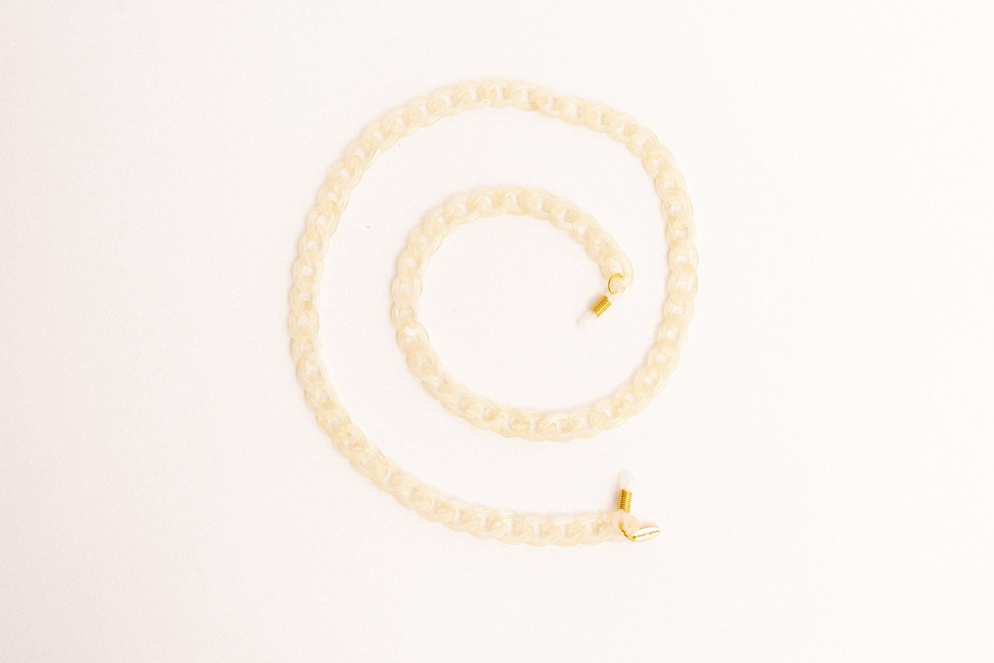 Chunky Vanilla (Sun) Glasses Chain - Closed Caption | Shop Vintage + Handmade. Always Sustainable. Never Wasteful.