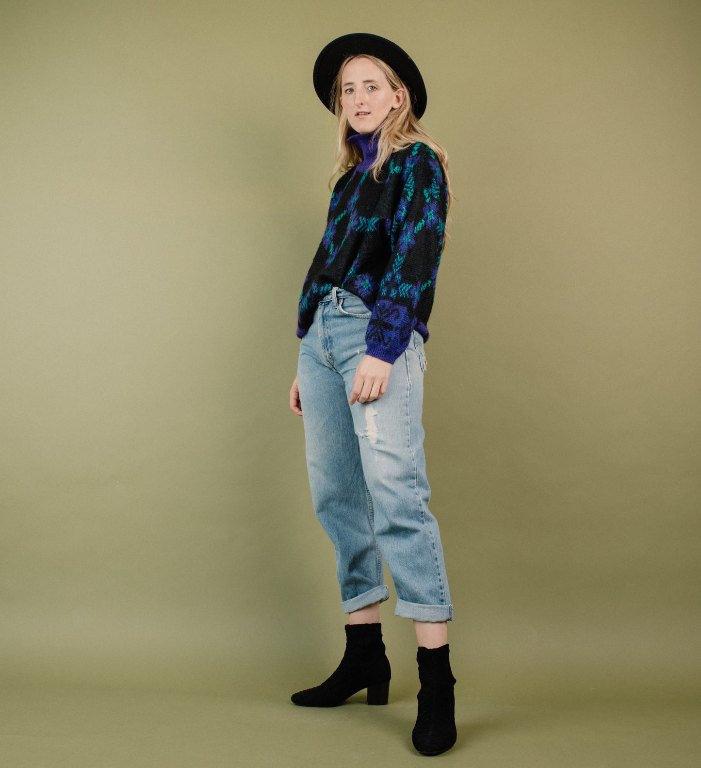 Vintage Distressed LEVI'S Denim Pants / S/M - Closed Caption