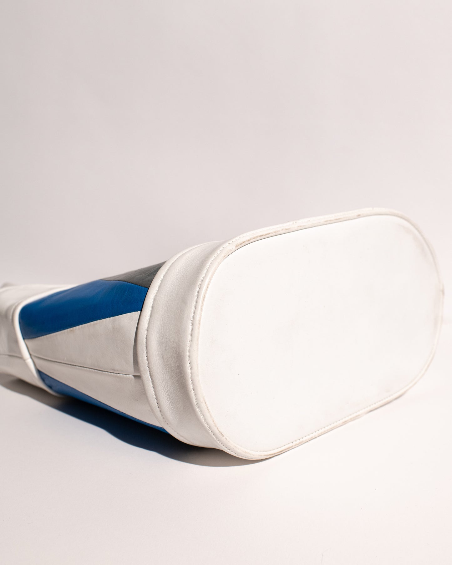 Vintage 1960 Geometric Leather City Bag