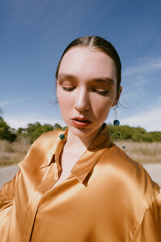 Clara Earrings in Turquoise