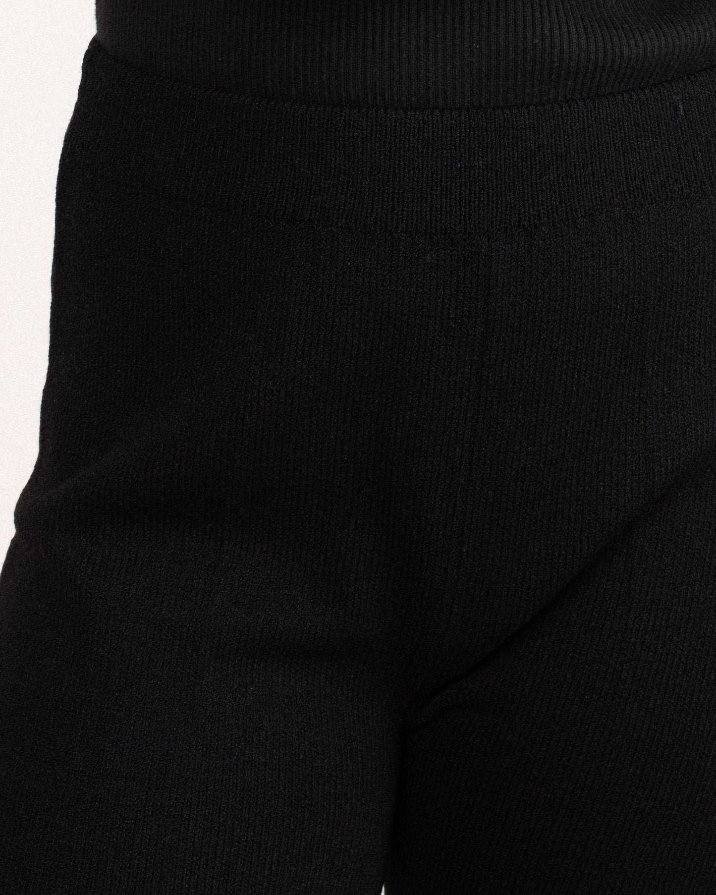 Vintage Charcoal Knit High Rise Pants / S