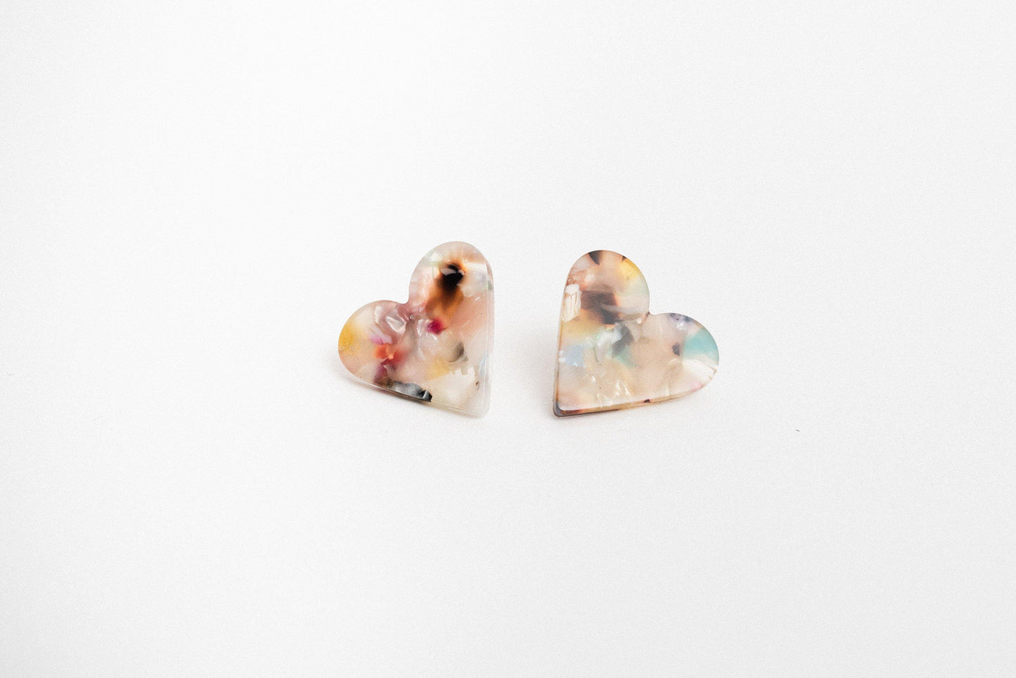 Dainty Heart Earrings - Closed Caption | Shop Vintage + Handmade. Always Sustainable. Never Wasteful.
