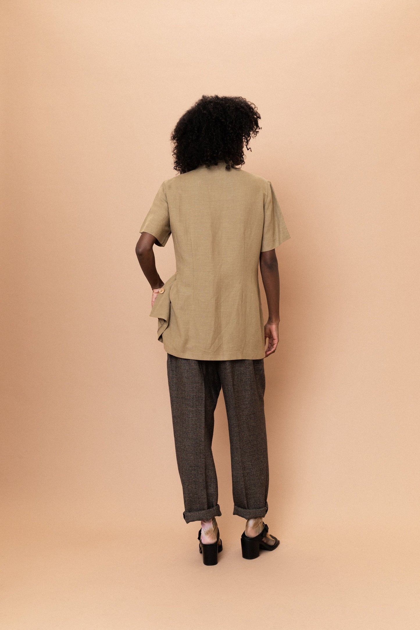 Vintage Clay Long Blouse (S/M)