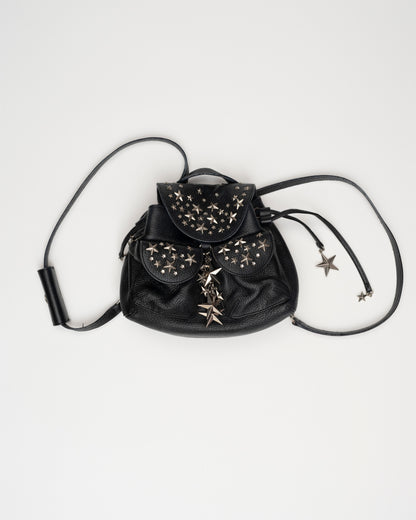 2000s JIMMY CHOO Black Small Suki Mini Backpack