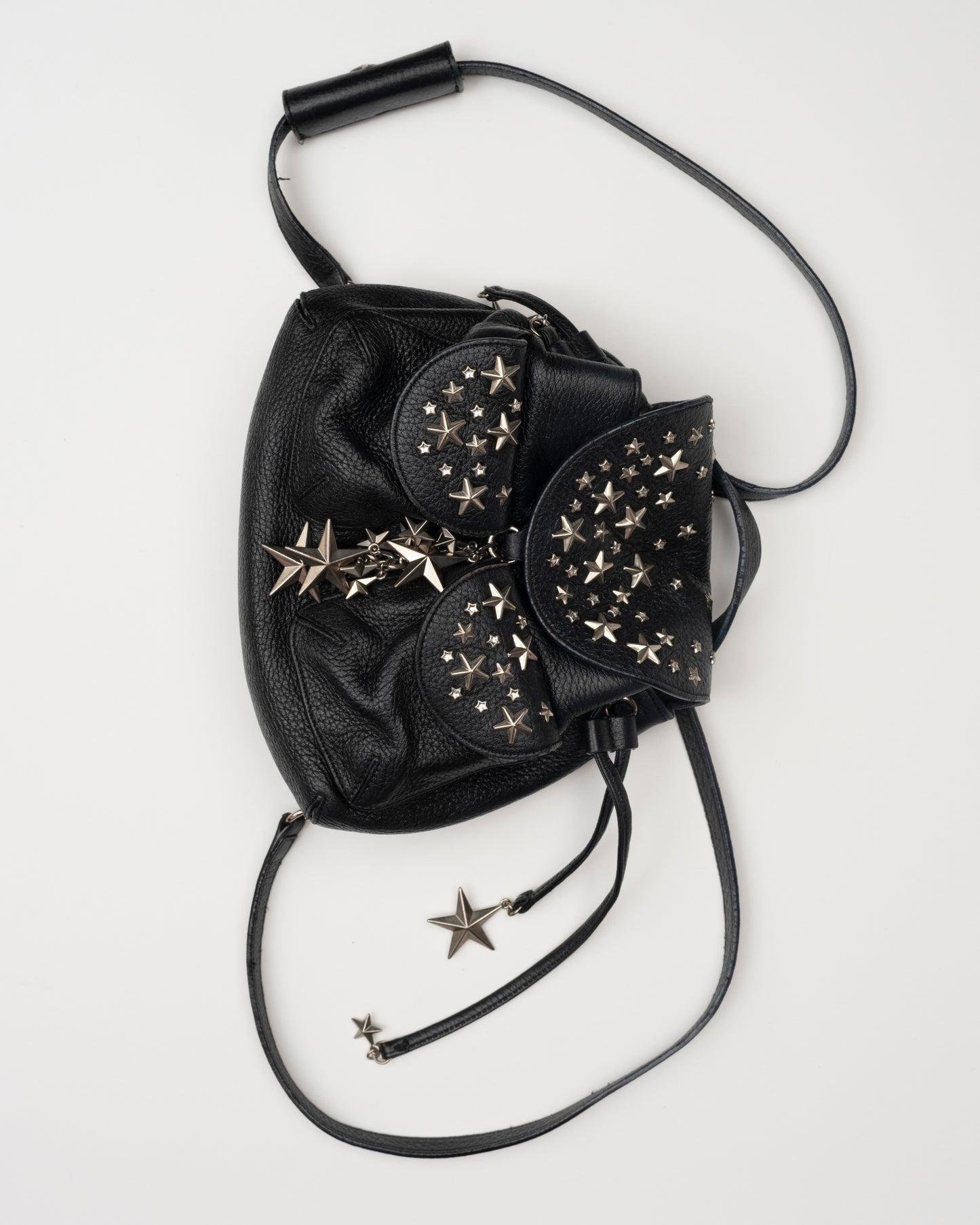 2000s JIMMY CHOO Black Small Suki Mini Backpack