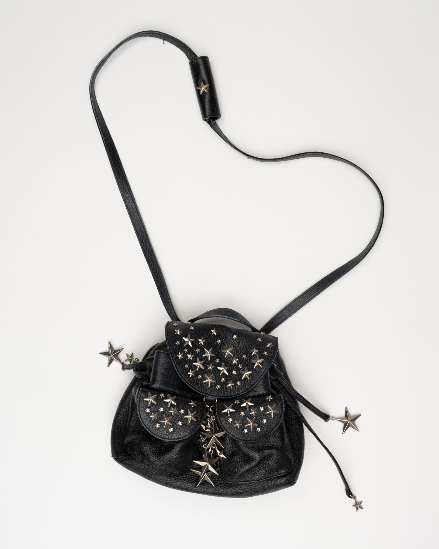 2000s JIMMY CHOO Black Small Suki Mini Backpack