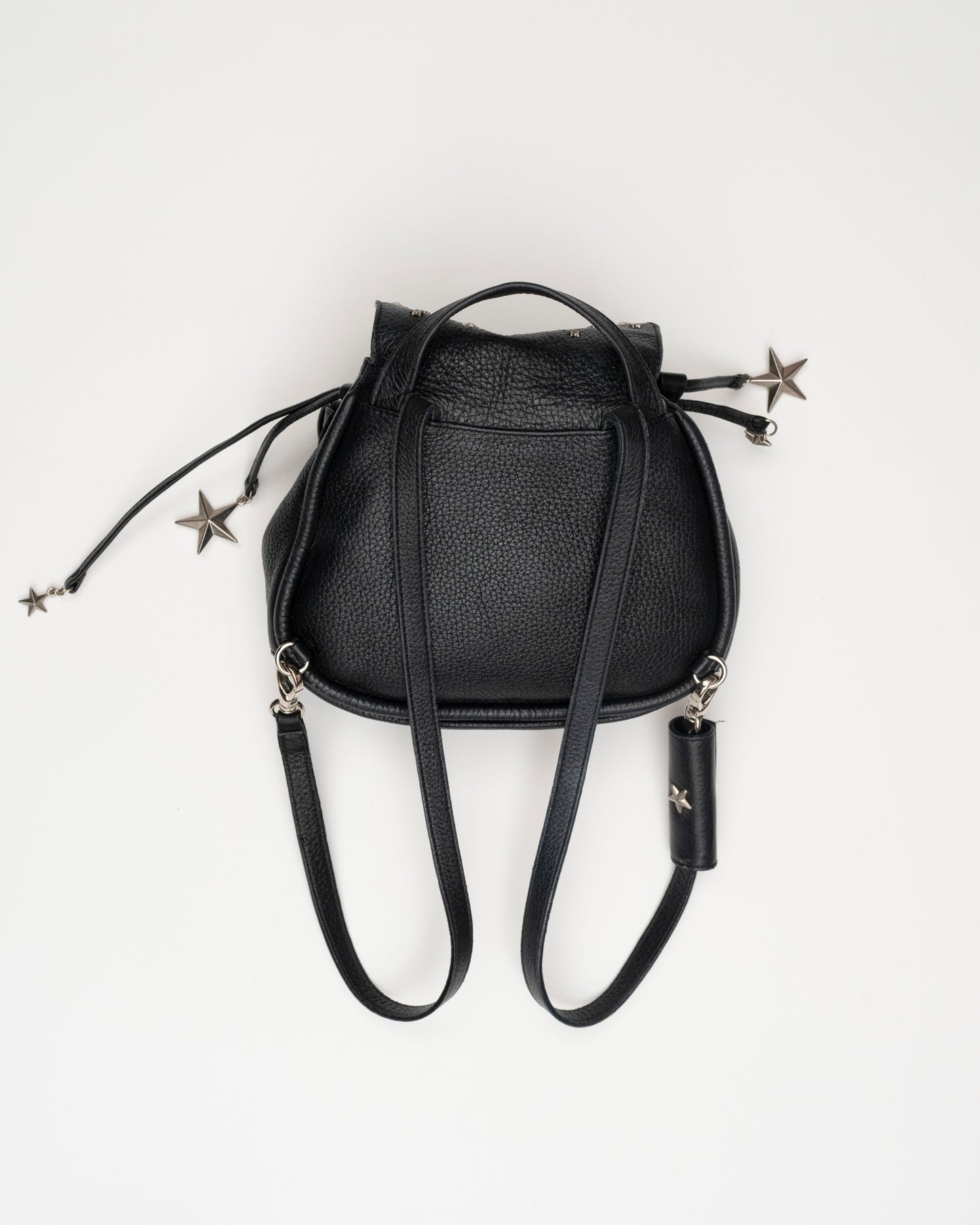 2000s JIMMY CHOO Black Small Suki Mini Backpack