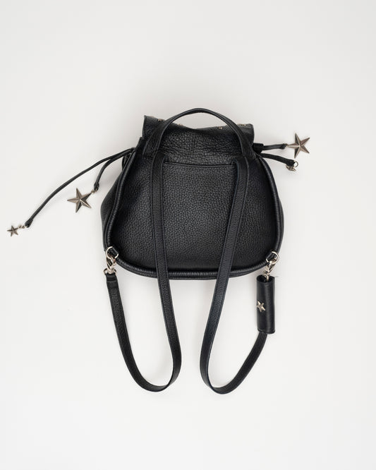 2000s JIMMY CHOO Black Small Suki Mini Backpack