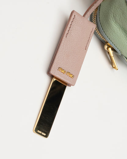 2000s MIU MIU Pastel Colorblock Leather Bag