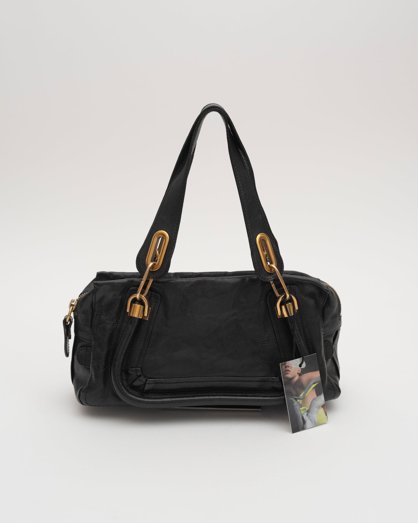 2000s CHLOE Black Half Paraty Bag