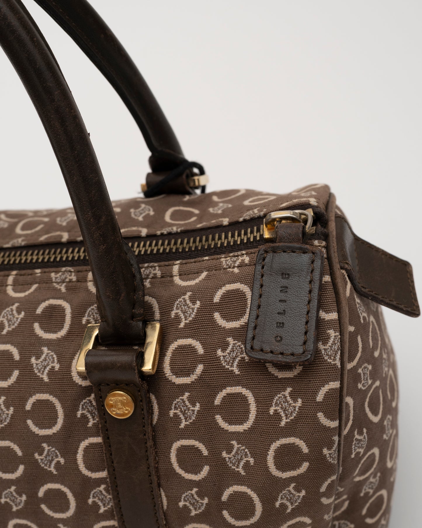 90s CELINE Macadam Boston Bag