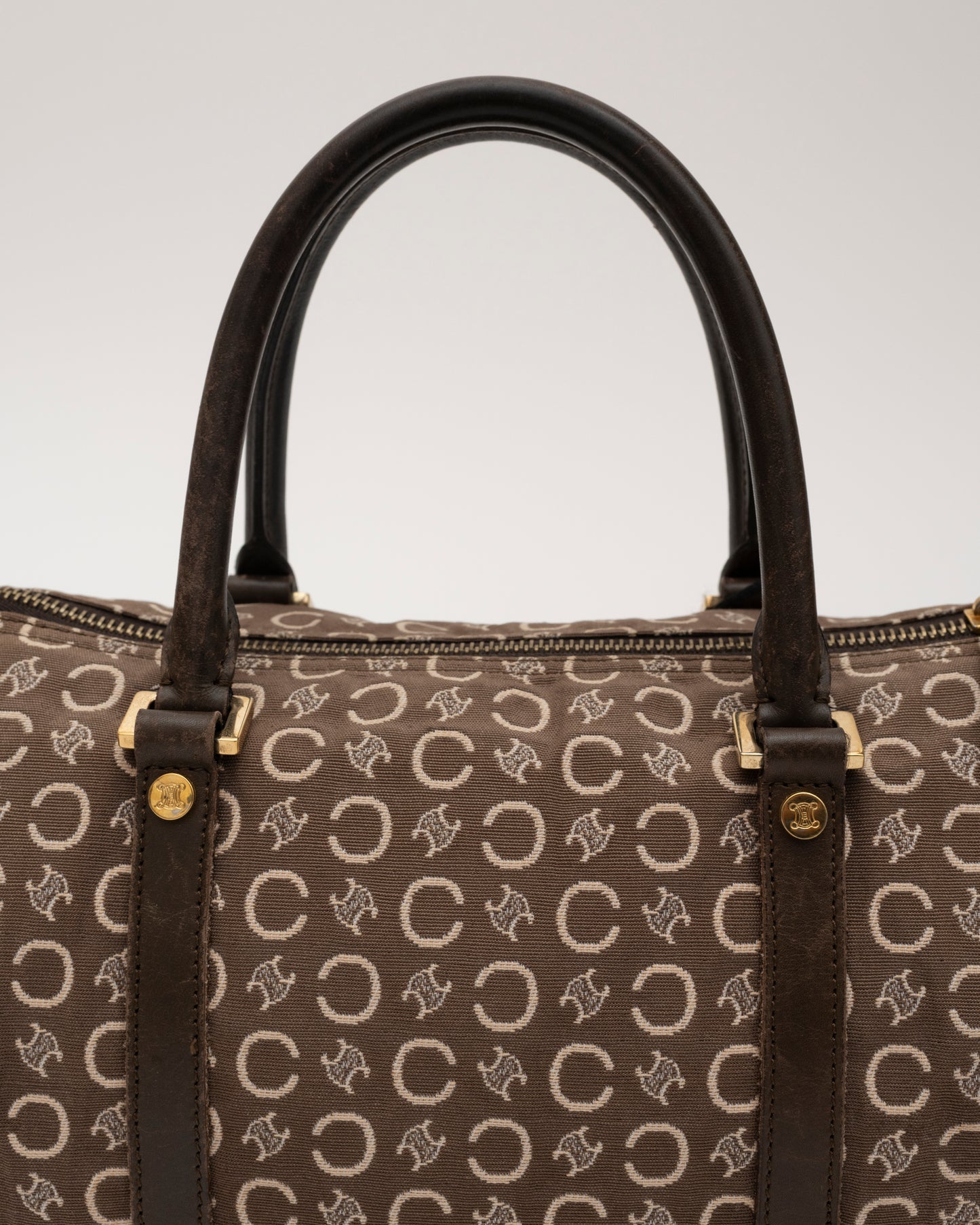 90s CELINE Macadam Boston Bag