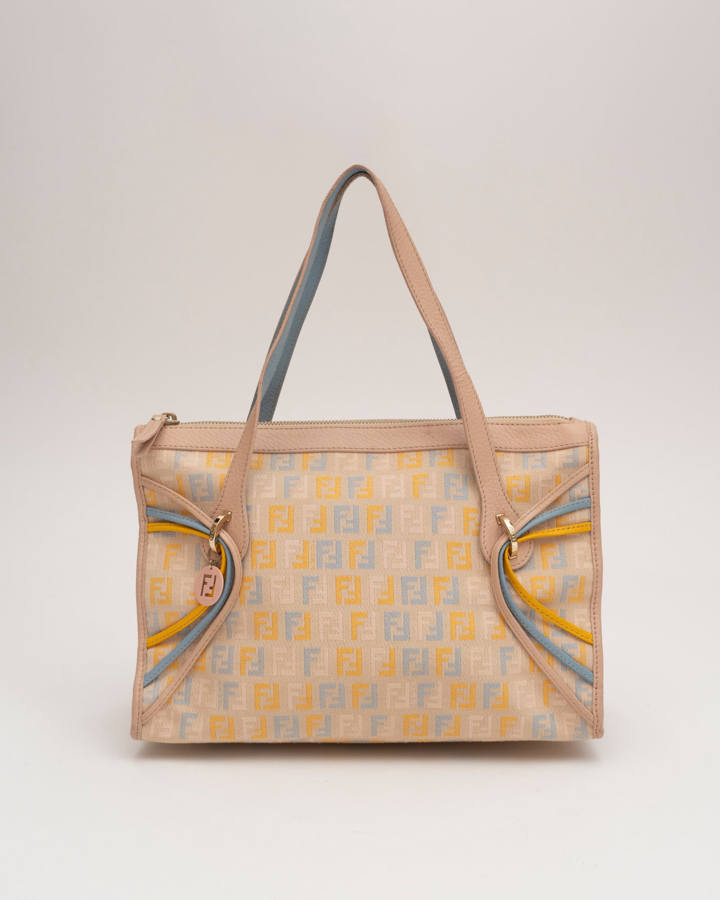 90s FENDI ZUCCINO Multicolor Canvas Bag