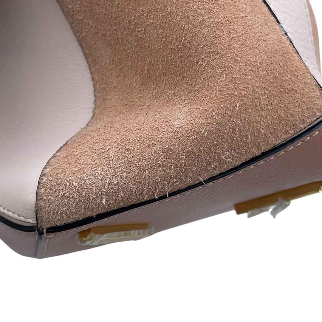 LOEWE Blush Suede Puzzle Bag