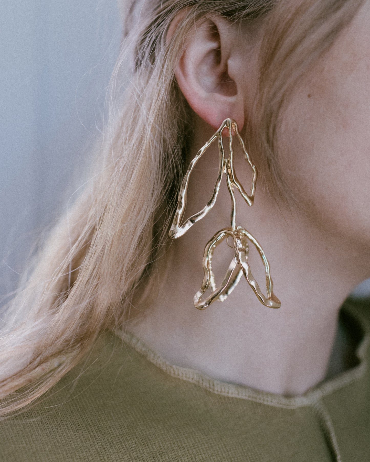 Beloved Bloom Earrings in Gold