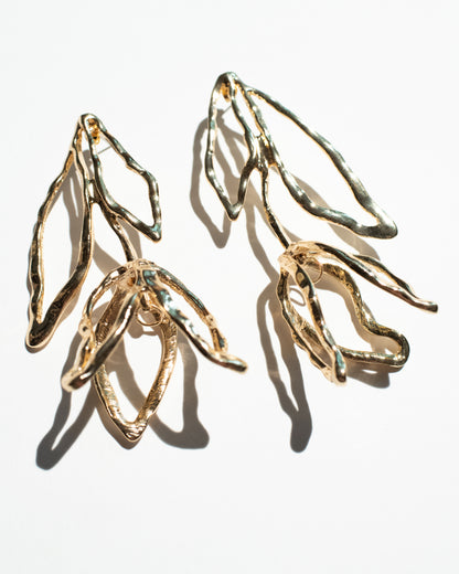 Beloved Bloom Earrings in Gold