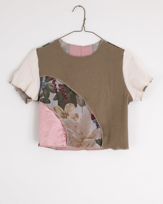 Soft Girl Patchwork Top No.6