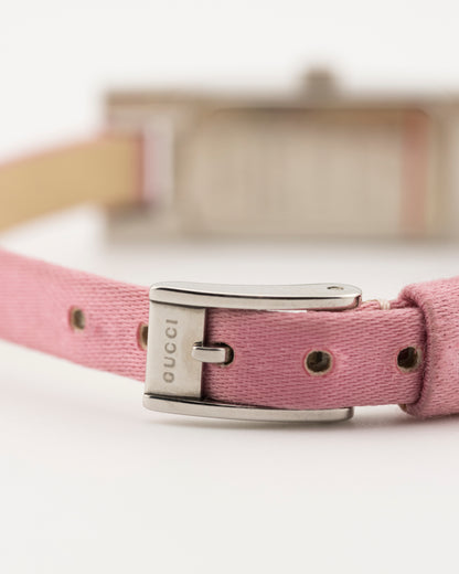 2000s GUCCI 3900L Pink GG Monogram Watch