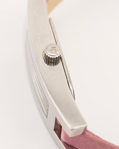 2000s GUCCI 3900L Pink GG Monogram Watch