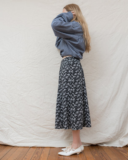 Vintage 90s Floral Skirt (M/L)