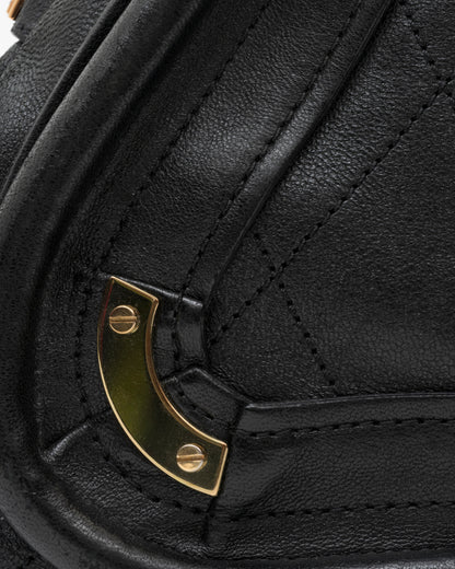 2000s CHLOE Black Quilted Paraty Bag