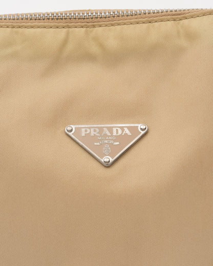 2000s PRADA Khaki Corda Tessuto Nylon Shoulder Bag
