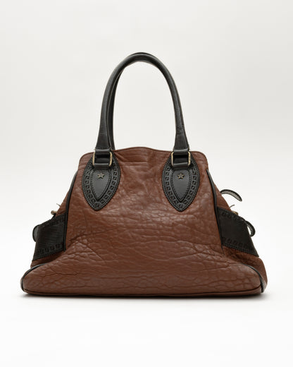 2000s FENDI Etniko Brown Leather Bag