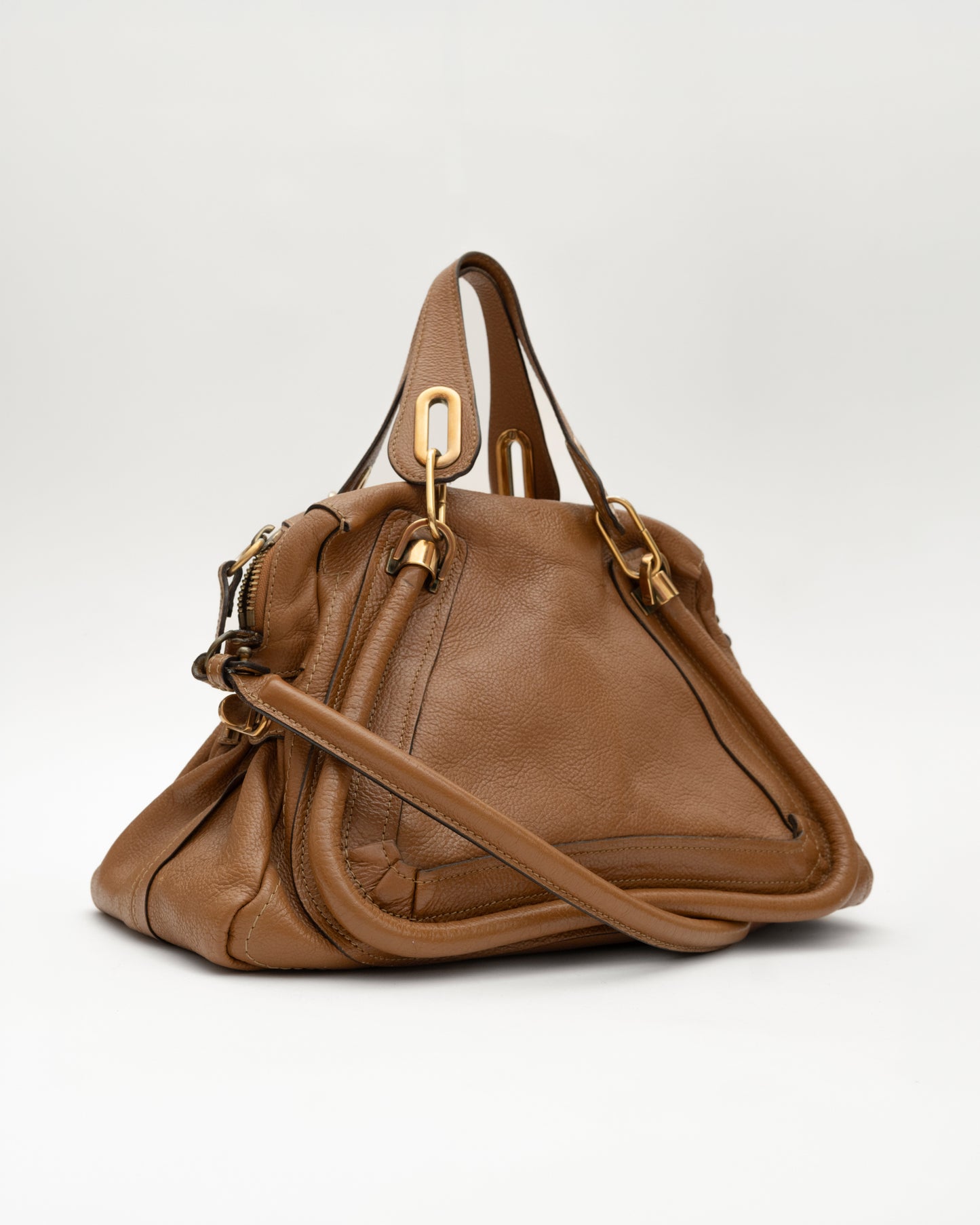 2000s CHLOE Paraty Brown Leather Bag