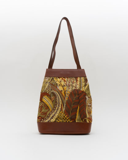 90s SALVATORE FERRAGAMO Jungle Safari Bucket Bag