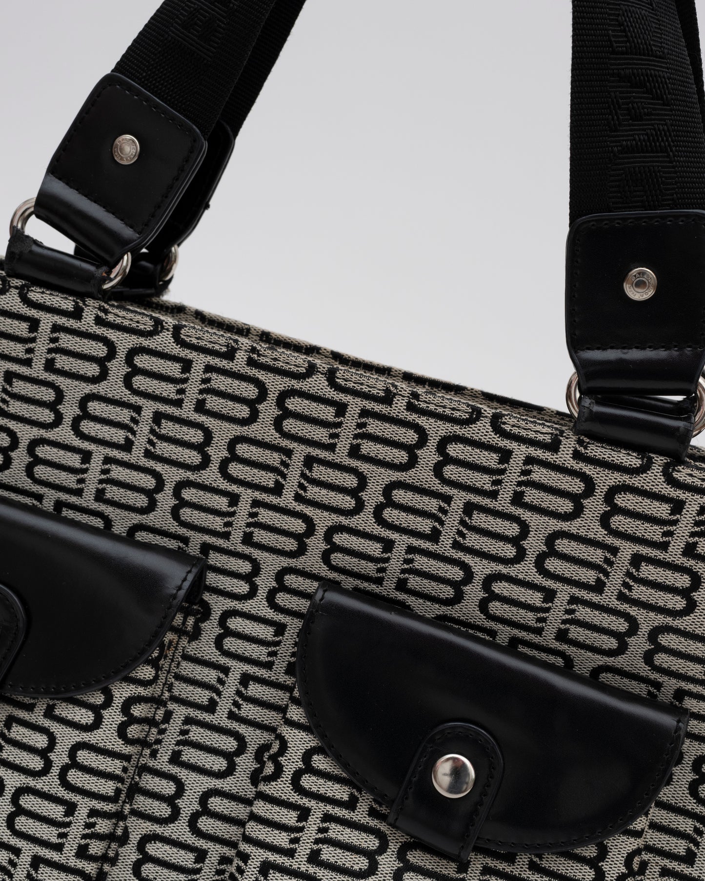 2000s BALENCIAGA Monogram Jacquard Bag