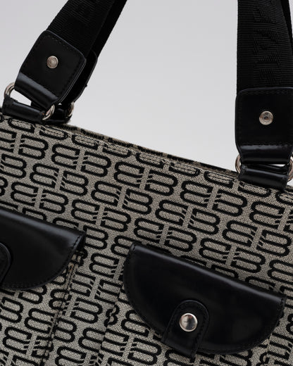2000s BALENCIAGA Monogram Jacquard Bag