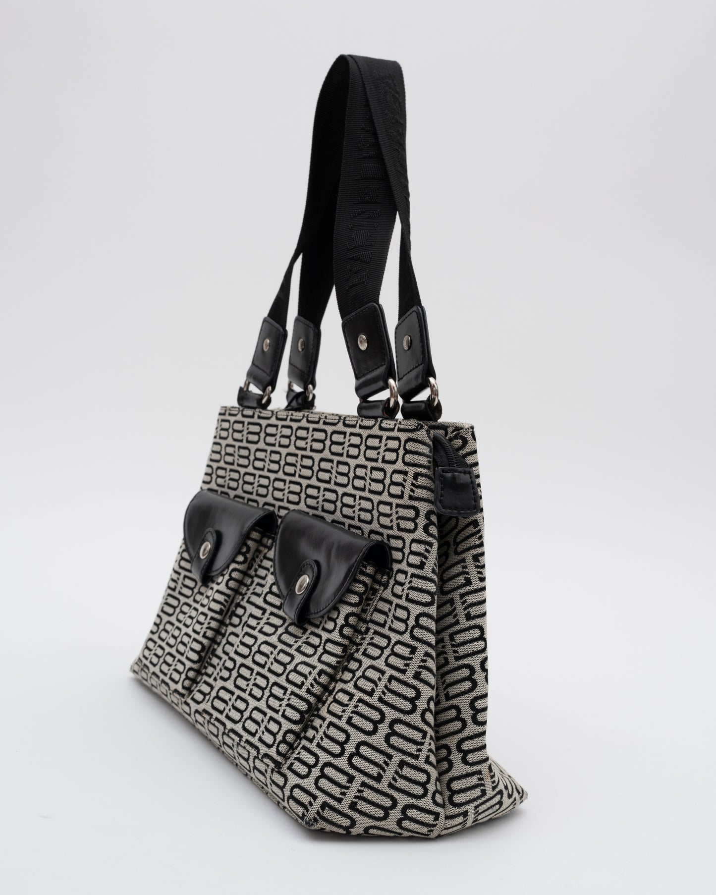 2000s BALENCIAGA Monogram Jacquard Bag