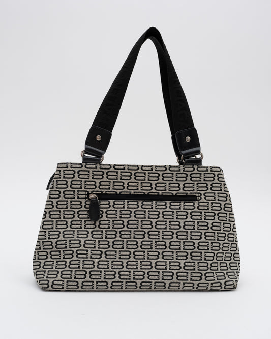 2000s BALENCIAGA Monogram Jacquard Bag