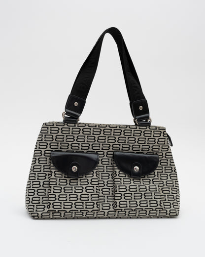 2000s BALENCIAGA Monogram Jacquard Bag