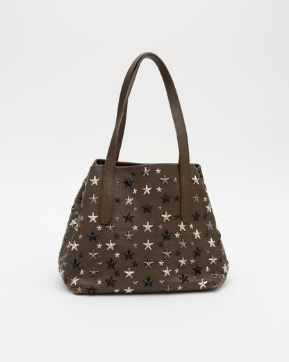 2000s JIMMY CHOO Olive Medium Sasha Tote