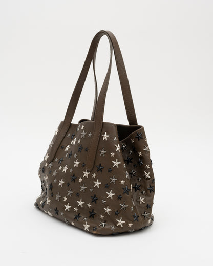 2000s JIMMY CHOO Olive Medium Sasha Tote