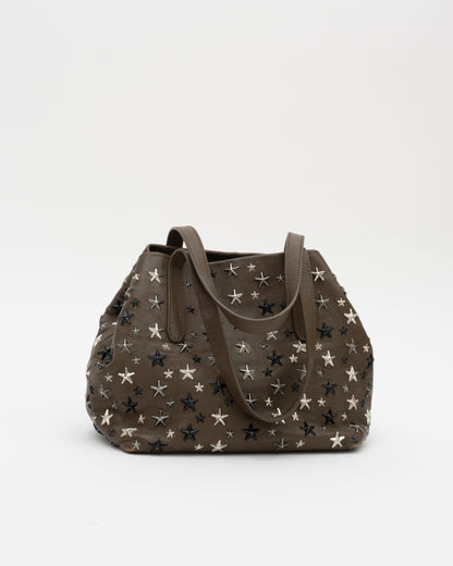 2000s JIMMY CHOO Olive Medium Sasha Tote