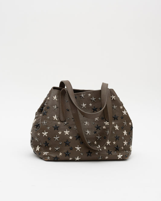 2000s JIMMY CHOO Olive Medium Sasha Tote